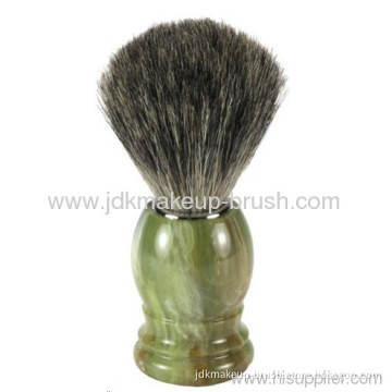 Badger Shave Brush With Horn Handle 